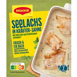 MAGGI Saucen Seelachs in Kräuter-Sahne 33 g