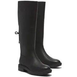 Stiefel TIMBERLAND "BRIMFIELD TALL ZIP UP BOOT", Damen, Gr. 41,5, schwarz (schwarz full grain), Leder, sportlich, Schuhe, Winterschuhe, Winterstiefel