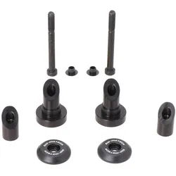 SW-Motech Anbau-Kit für Lenkerendenspiegel - Schwarz. Kawasaki Z650 (16-), Z7 Hybrid (23-)., schwarz