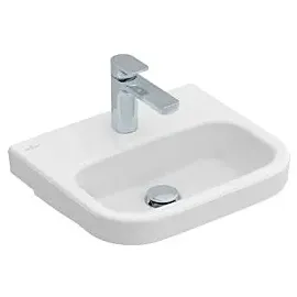 Villeroy & Boch Architectura Handwaschbecken 437346R1, weiß mit Hahnloch, ohne Überlauf