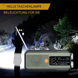 OEM Notfall-Solarradio grün