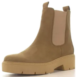 Gabor Damen Chelsea Boots, Frauen Stiefeletten,Wechselfußbett,Best Fitting,uebergangsschuhe,uebergangsstiefel,flach,nut (caramel),38 EU - 38 EU