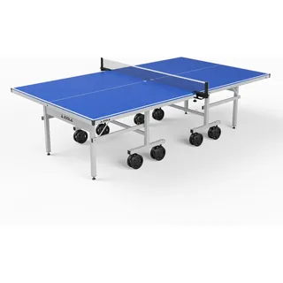 JOOLA Tischtennisplatte Outdoor J500X - Profi Tischtennistisch 12 MM Wetterfest Klappbar, blau, 274x152,5x76 cm