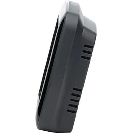 casativo Digitales Präzisions-Thermo-Hygrometer Schwarz