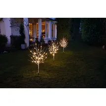 NORTHPOINT LED Sträucher Birkenoptik 3x32 warmweiß
