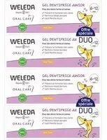 WELEDA Gel Dentifrice Junior 6-12 ans Dentaire 2x100 ml