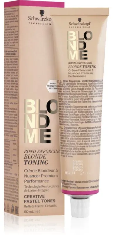 Schwarzkopf Professional Blondme Toning Tönung-Haarfarbe Ice 60 ml