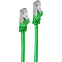 ShiverPeaks SHVP 75513-SLG - 3 m Patchk.-Flach U/FTP Cat.7-Rohkabel grün