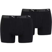 Puma Boxershorts 2er Pack Schwarz / Weiß M