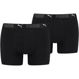 Puma Boxershorts 2er Pack Schwarz / Weiß M