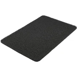 Industex Hydro Wonder Badezimmer- und Duschmatte, 40 x 60 cm, rutschfest, wasserdurchlässig, schwarz