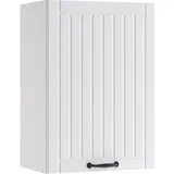 Vicco Badschrank Fame-Line, Weiß Landhaus/Weiß 50 x 72 cm