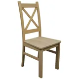 Esszimmerstuhl NATE Sonoma Eiche - Braun