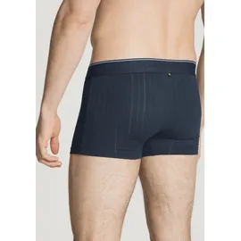 CALIDA Boxershorts "Pure & Style", Herren, Gr. S (46/48), 3, blau (indigo mood), Single Jersey, Obermaterial: 94% Baumwolle, 6% Elasthan, unifarben, normal, Unterhosen, Baumwollmix - Single Jersey, elastisch, maskulin