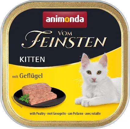 Animonda vom Feinsten Cat - Schale Kitten Geflügel 32x100g