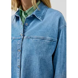 s.Oliver Oversized Denim-Jacke mit Hemdkragen und Brusttasche - XL