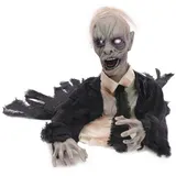 Europalms Halloween Zombie, animiert 43cm