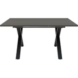 Mäusbacher Esstisch 160/210 x 75 cm Glas Grau/Schwarz