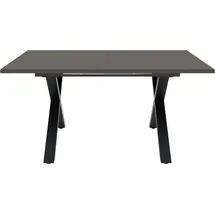 Mäusbacher Esstisch 160/210 x 75 cm Glas Grau/Schwarz