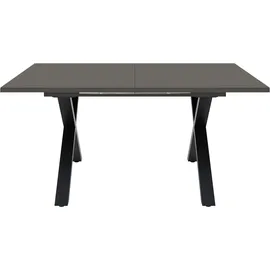Mäusbacher Esstisch 160/210 x 75 cm Glas Grau/Schwarz