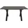 Mäusbacher Esstisch 160/210 x 75 cm Glas Grau/Schwarz