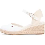 Tommy Hilfiger Mid Wedge Espad Closed Toe Damen Ecru 40