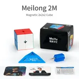 MoYu Meilong 2M Magnetic 2x2 - stickerless Zauberwürfel Speedcube Magic Cube ...