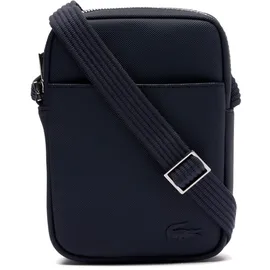 Lacoste Slim Vertical Camera Bag Umhängetasche Polyurethan Marine