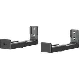 goobay Universal Wandhalterung/Soundbar-Wandhalter bis max. 15 kg/Verstellbar von 9-15,4cm / rutschfeste Oberfläche / 70827