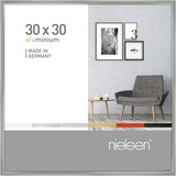 Nielsen Aluminium Bilderrahmen Pixel, 30x30 cm, Silber)