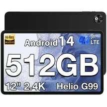 Doogee T40 PRO 512 GB Wi-Fi + 4G Schwarz