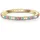 Lulu & Jane Ring aus Messing Zirkonia in gelbgold | Gr.: 56