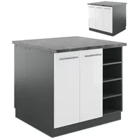 Vicco Kochinsel Fame-Line 90 x 82 x 82 cm Weiß