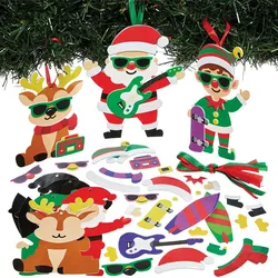 Weihnachtsdeko coole Charaktere (pro Set 8)