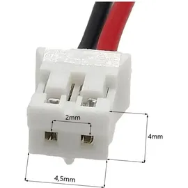 Efaso 502245 3.7 V LIPO Akku 480 mAh, PCM, JST Stecker PH2.0-2P wiederaufladbar