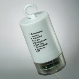 MARELIDA LED Feuerwerk Leuchte hängender Polarstern Pusteblume Firework 25cm - 80LED - 8Mod...