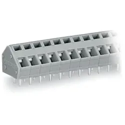 Wago 236-408/332-009/999-950 Leiterplattenklemme, 2, 5 mm2, Rastermaß 5/5, 08 mm, lichtgrau 236408332009999950 - 25 Stück