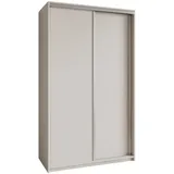 masseno Schwebetürenschrank NISSE 120 x 205 x 60 cm Kaschmir