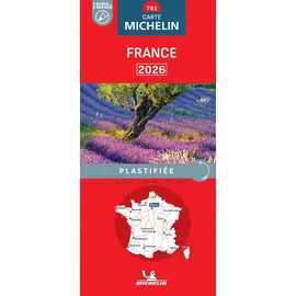 Michelin Frankreich 2026 (plastifiziert)