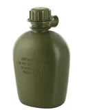 M-Tac Militär Feldflasche 1L – BPA-frei, Robuster Trinkflasche für Outdoor, Camping & Survival – Leicht, Spülmaschinenfest, Mikrowellengeeignet, Olive