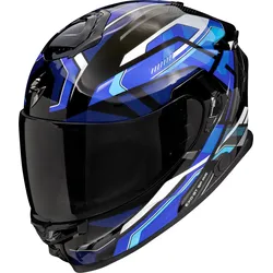 Scorpion EXO-GT SP Air Augusta, Integralhelm - Schwarz/Grau/Blau - S