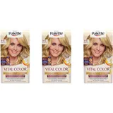 3x Poly Palette Vital Color Intensive Creme-Haarfarbe 9-0 Hellblond EA802511