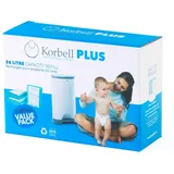 KORBELL - Nachfüllpackungen für Windelbehälter - MAXI - 26 L - x3 - Biologisch abbaubar - Geruchskontrolle - Kapazität 330 Windeln