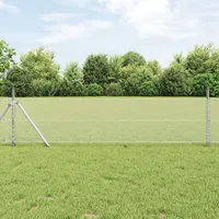 VidaXL Sechseckzaun 0.8x10 m feuerverzinkter Stahl