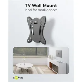 goobay TV-Wandhalterung Basic Fix (Größe S) - 58523