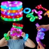 JOYIN 12 Stück Halloween-Knicklichter, Party-Großpackung, leuchtende Halloween-Knicklichter, 6 Farben für Kinder, „Süßes oder Saures“, Partyzubehör für Feiertage, Spiele und Aktivitäten im Camp