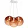 s.luce Orb Cluster 3-flg. 30 cm Rund/Braun/Weiß