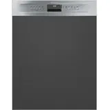 Smeg PL234CXDE (edelstahl) Teilintegrierter Einbau-Geschirrspüler 60 cm