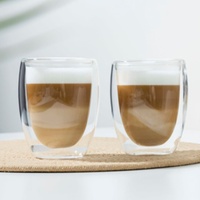 Haushalt International Böttcher-AG Kaffeegläser Latte Macchiato, doppelwandig, 350ml, 2 Stück