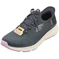 SKECHERS Edgeride Impression Damen Navy Knit/Lavender Trim 37